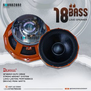 DERWELL 18"PD1852  NAKED LOUD SPEAKER